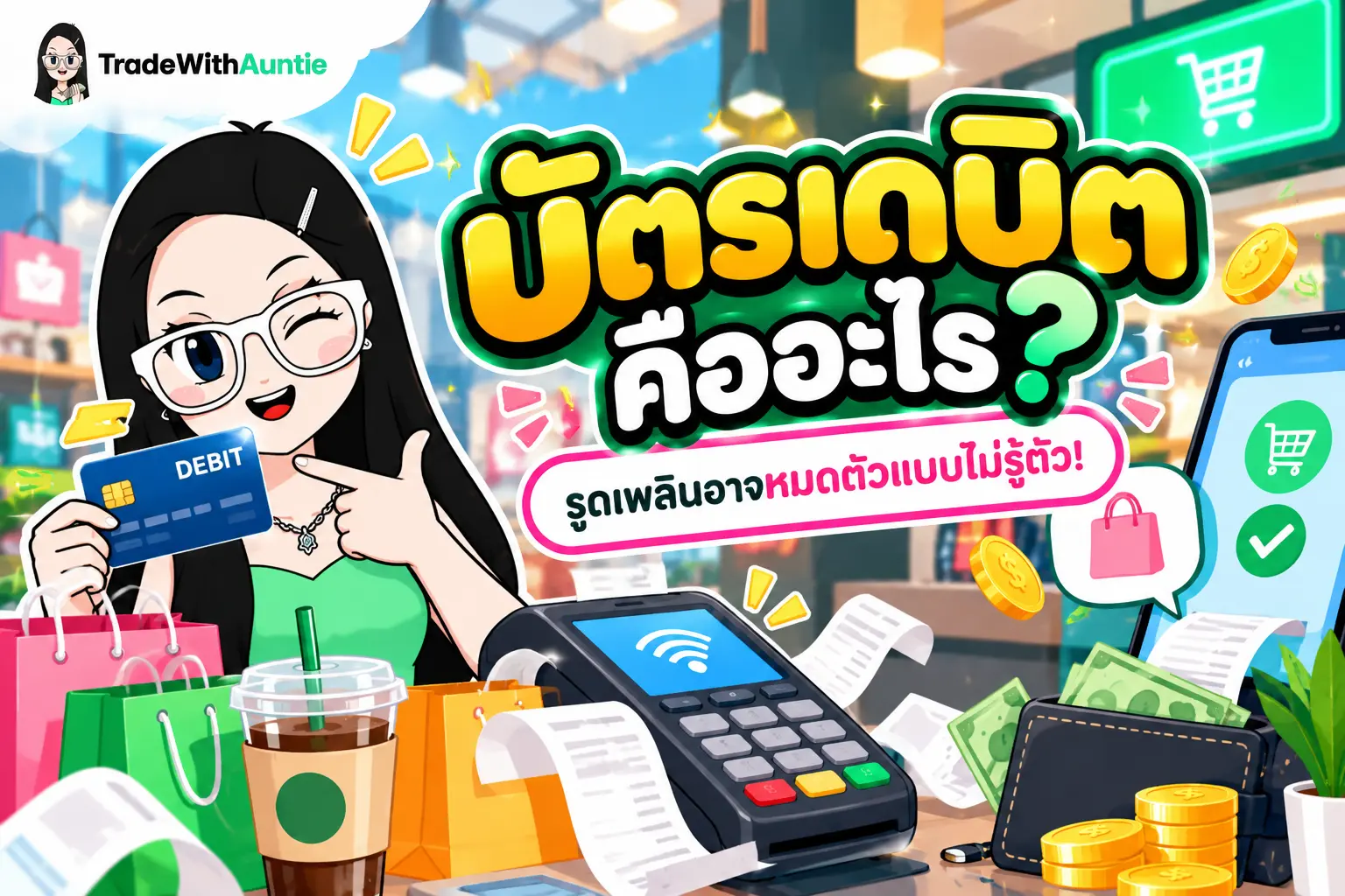 บัตรเดบิตคือ คู่มือเข้าใจพื้นฐานการใช้งานและข้อแตกต่างจากบัตรเครดิตสำหรับมือใหม่